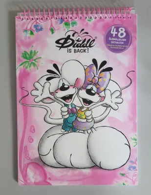 Produktbild von Großhandel GmbH Diddl Malbuch A4, rosa -K1 00 STK