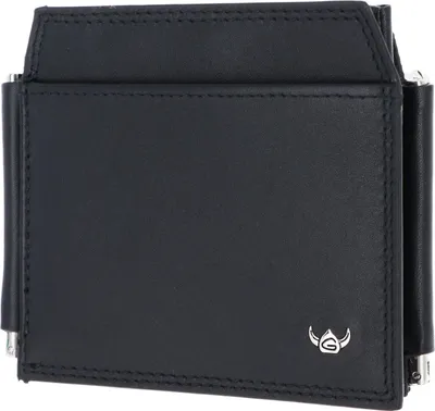 Immagine prodotto di Golden Head Pelle fermasoldi portacarte Polo RFID Protect Clip-Scheintasche 1923 Schwarz nero
