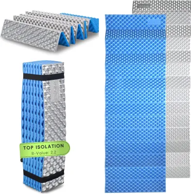 Produktbild von Alpteq® SchlafPlatz faltbare Isomatte Blau 2.2 | IXPE Thermomatte & Schlafmatte fürs Camping & Wandern