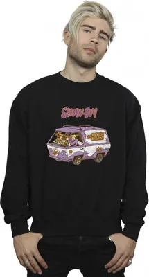 Produktbild von Scooby Doo - "Van" Sweatshirt für Herren BI44162 (S) (Schwarz)