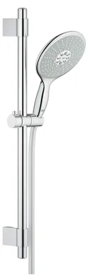 Duschset 160 mm, 4 Strahlarten, Wandmontage, Chrom