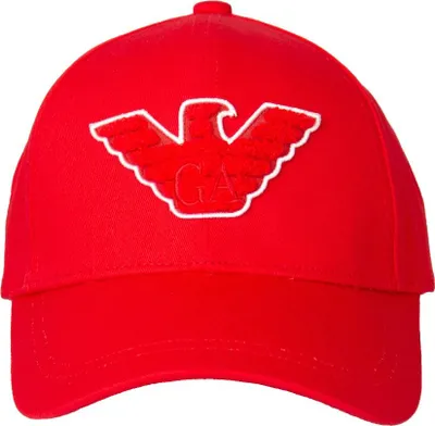 Zdjęcie produktu dla Czapka baseballowa EMPORIO ARMANI z regulowanym daszkiem z tyłu, nr katalogowy 237194 3R496 Baseball, UNICA – JEDEN ROZMIAR, 100% bawełna
