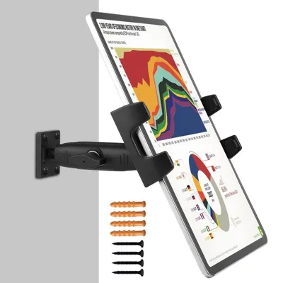 Produktbild von Wandhalterung für Tablets und Smartphones 4-13,5 Zoll, 360° verstellbar, langer Arm