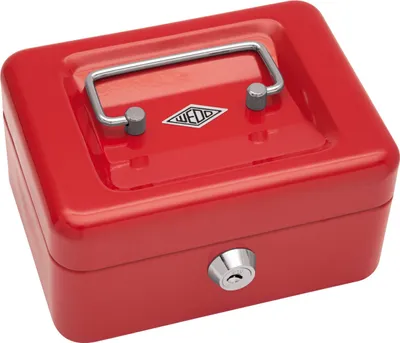 Immagine prodotto di WEDO Cassetta portavalori con clip, rossa, (L)152 x (P)115 x (H)80 mm