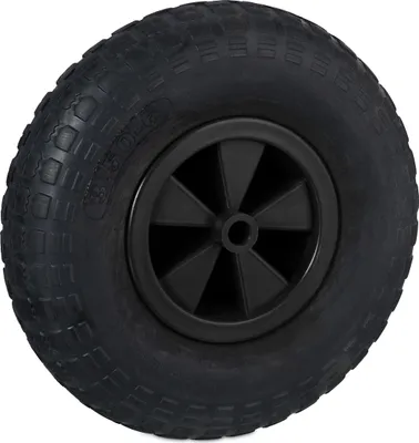 Lot De 2 Roues De Brouette 4.80/4.00-8 Avec Air – Jante Acier, Axe Inclus – Charge Max 120 Kg – Pour Diable, Chariot De Jardin
