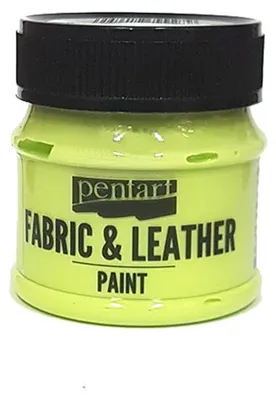 Zdjęcie produktu dla Farba do tkanin i skóry Pentart 50 ml - Lime