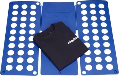 Produktbild von Famanu Faltbrett für Kleidung, Handtücher und Bettwäsche - Blau