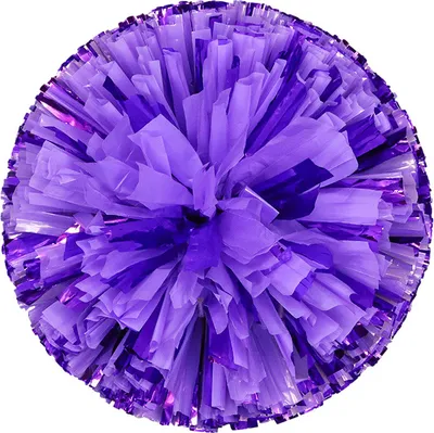 Obrázek produktu pro 6 kusů roztleskávaček Pom Poms se snadno uchopitelným kroužkem, sportovní taneční roztleskávání Plastové Pom Poms Roztleskávání pro sportovní tým Spirit Cheer (kovová fialová)