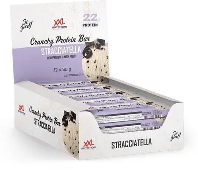 Productafbeelding van XXL Crunchy Protein Bar Stracciatella (60 gr)