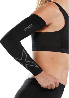 Produktbild von 2xu Flex Run Armwärmer Schwarz S Schwarz S