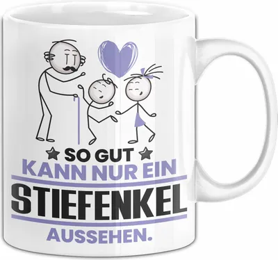 Produktbild von Stiefenkel Geschenk Tasse So Gut Kann Nur Ein Stiefenkel Aussehen Geschenkidee Kaffee-Becher (Weiß)