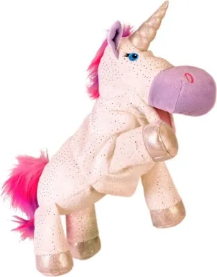 Immagine prodotto di Fiesta Crafts burattino a mano unicorno - giocattolo fantasioso per bambini