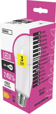 LED žárovka Classic A67 / E27 / 19 W (150 W) / 2 452 lm / neutrální bílá