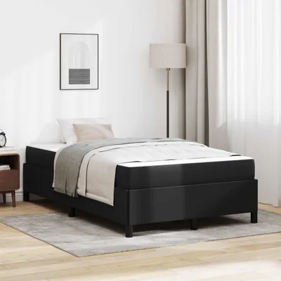 Immagine prodotto di vidaXL Struttura letto con materasso nero 120 x 190 cm in tessuto