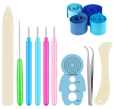 Quilling-Werkzeug-Set, 9-teilig, für DIY-Bastler und Anfänger