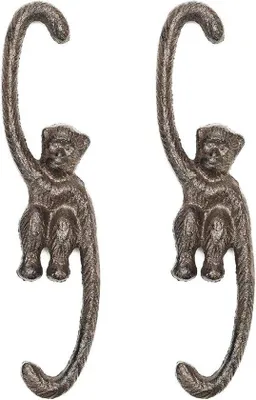 Image de Sangles pour plantes d'ornement, lot de 2, longueur 20 cm, grand support pour plantes, pour paniers à fleurs et pots de fleurs, support pour plantes de jardin, lanterne, résistant aux intempéries