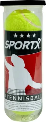 Produktbild von SportX Tennisballen in Koker 3 Stuks