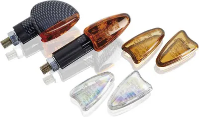 Produktbild von Puig Star Long Blinker Für Motorräder Schwarz  Schwarz One Size