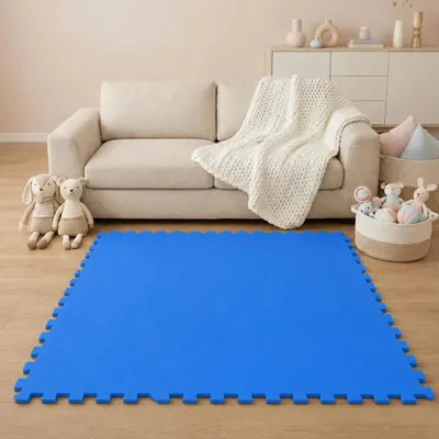 Produktbild von 9 Teile Baby Kinder Puzzlematte ab Null - 30x30 Puzzle Spielmatte Krabbelmatte, KI-generiertes Bild