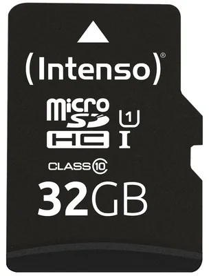 Zdjęcie produktu dla Karta pamięci Intenso microSDHC PREMIUM 32 GB