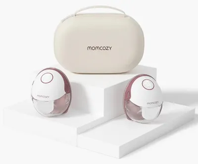 Immagine prodotto di Momcozy Tiralatte doppio M6 rosso, 180 ml