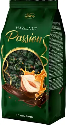 Obrázek produktu pro Praliny Vobro Hazelnut Passion z orzechami laskowymi 126 g