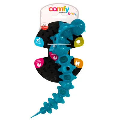 Produktbild von COMFY Snacky Worm Hundespielzeug | Interaktives Leckerli-Spielzeug 22x8cm | Zahnpflege & Intelligenzförderung | Türkis