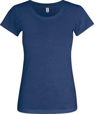 Produktbild von Damen Slub T-Shirt -T aus ringgesponnener Jersey-Baumwolle, vorgeschrumpft