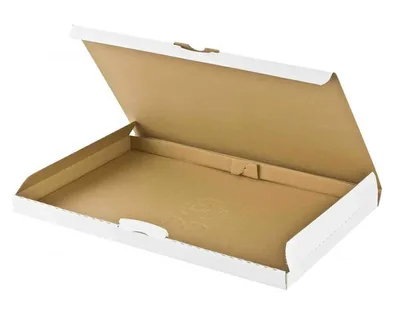 Produktbild von 25x Versandkarton 255x190x20mm schnelle Aufrichtung mit Steckverschluss Großbrief Maxibrief A5 B5 weiß