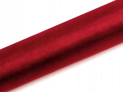Zdjęcie produktu dla Organza Julie czerwona 9m x 16cm