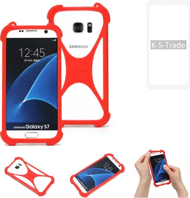 Produktbild von K-S-Trade Handy-Hülle kompatibel mit OnePlus OnePlus 8 Pro Schutz-Hülle Bumper Silikon Schutz Hülle Cover Case Silikoncase Silikonbumper TPU