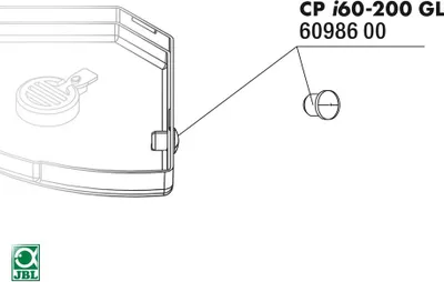 Produktbild von JBL CP i_gl (2x) Gummipuffer Bodenplatte
