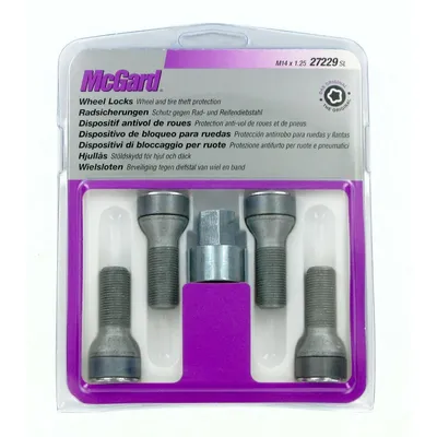 Produktbild von MCGARD Ultra High Security Felgenschlösser Satz 60° М14 SW17 32mm Länge