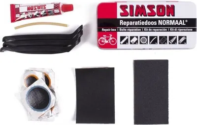Produktbild von Simson Simson Reifenreparaturset - Komplettes Flickenkit - Typ Normal für Fahrrad - 7-teilig