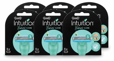Imagen del producto de 6 cuchillas de repuesto para depiladora bikini Wilkinson Intuition, paquete económico - 6 unidades