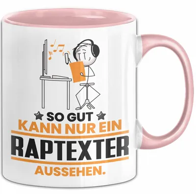 Produktbild von Raptexter Geschenk Tasse So Gut Kann Nur Ein Raptexter Aussehen Geschenkidee Kaffee-Becher (Rosa)