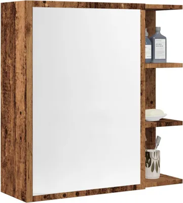 Obrázek produktu pro vidaXL Zrcadlová skříňka antický vzhled dřeva 62,5x20,5x64 cm materiál na bázi dřeva