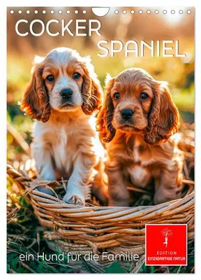 Produktbild von Cocker Spaniel - ein Hund für die Familie (Wandkalender 2027 DIN A4 hoch), CALVENDO Monatskalender