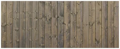 Produktbild von Wallario Premium Glasbild, freischwebende Optik, kräftige Farben, Größe 125 x 50 cm Motiv Holzpaneelen in grau braun - Holzmuster mit Maserung