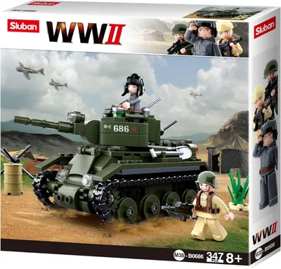 Produktbild von Sluban M38-B0686 - WWII -Allied Light Cavalry Tank