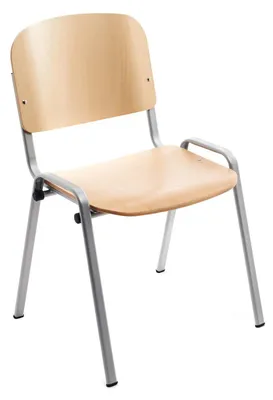 Produktbild von Rocada Ergoline RD-974S, Einzelbild, Harter Sitz, Harte Rückenlehne, Holz, Holz, Grau
