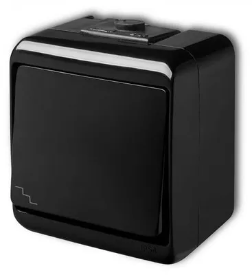 Produktbild von 12WHE-3 Junior-Treppenschalter, schwarz