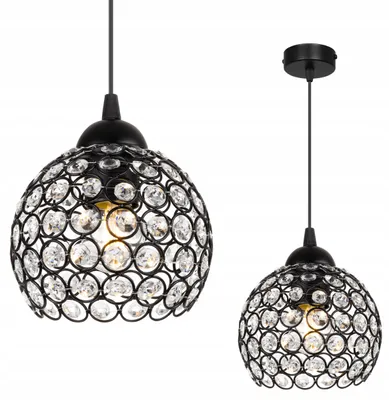 Image de Plafonnier Suspendu Lustre Plafonnier Cristal