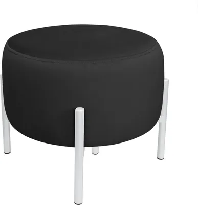 Obrázek produktu pro Pufa WILFRED MG VELVET černá/bílá