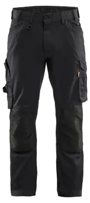 Produktbild von Blakläder Handwerker Arbeitshose mit Stretch 1751, Farbe:Schwarz, Größe:D104