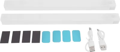 Obrázek produktu pro 2PCS LED světlo s pohybovým senzorem dobíjecí magnetické přenosné svítidlo pod skříňkou pro ložnice dílny garáže