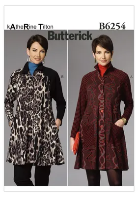 Produktbild von Damenjacke Schnittmuster Butterick B6254Y 34-42