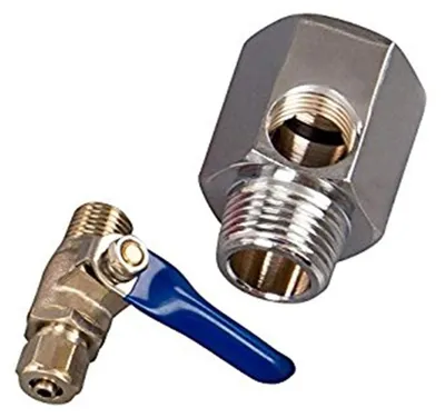 Obrázek produktu pro Vstup vody 3/8" + klíč na závit 1/4" pro zařízení s reverzní osmózou. T-kus pro zařízení s reverzní osmózou k připojení hadice 3/8" a