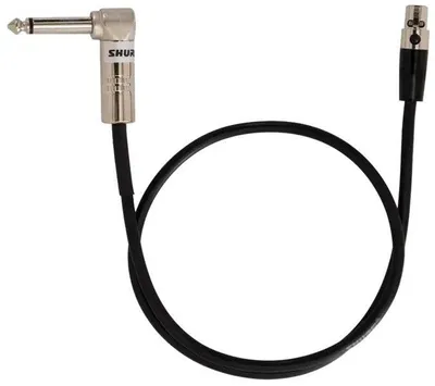 Obrázek produktu pro Shure WA304, 6.35mm, Samec, Samice, 0,6 m, Černá