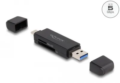 Image de DELOCK 3.5 SuperSpeed USB Card Reader USB 5 Gbps USB Type-C